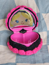 Black and Pink Fake cake jewelry box
