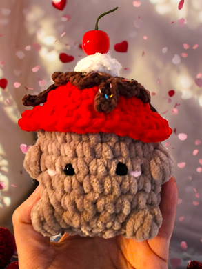 Ice cream sundae mushies plush