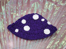 Purple Toadstool Bucket Hat (Ready to Ship)