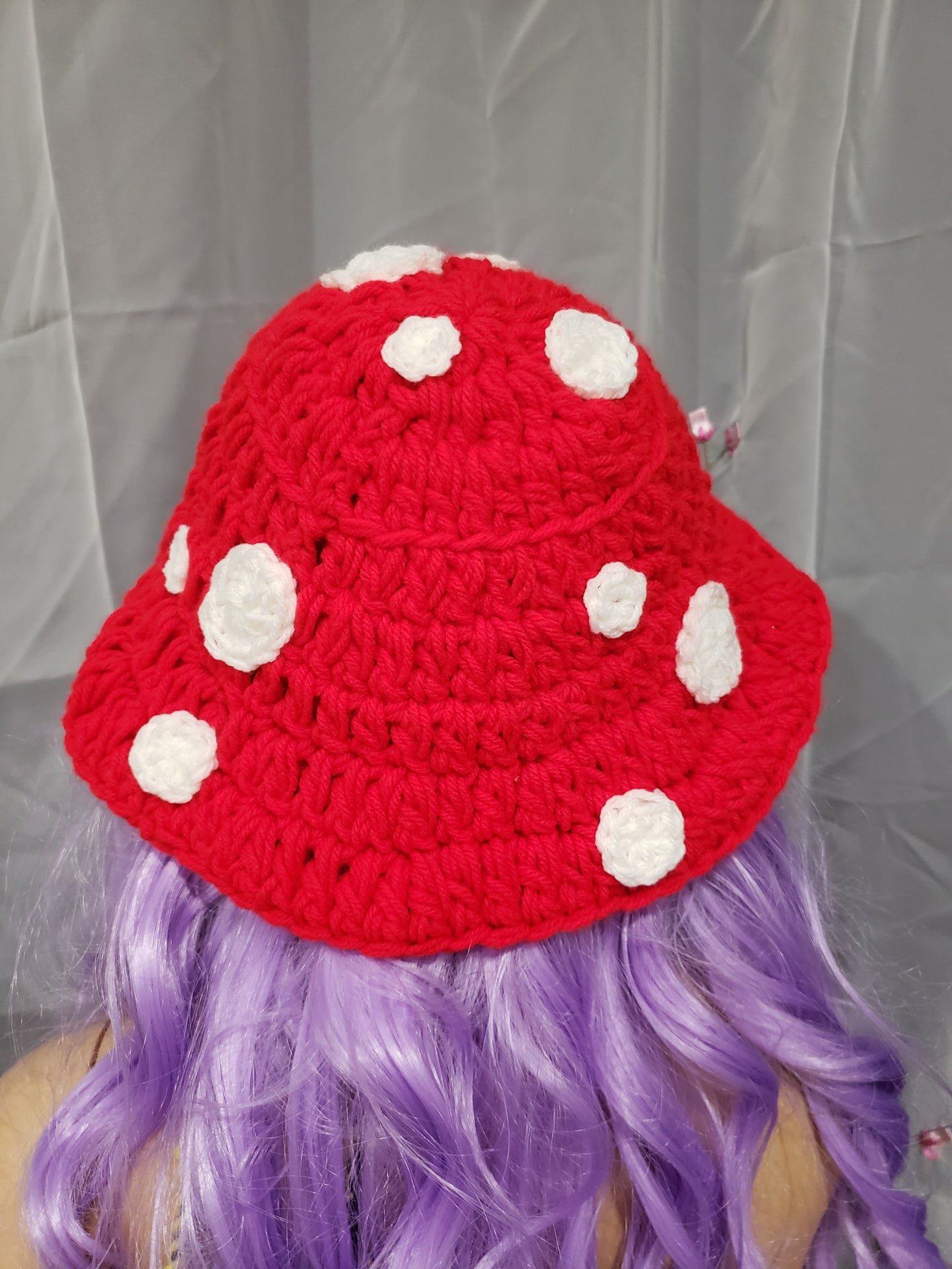 Red Toadstool Bucket Hat (Ready to Ship)