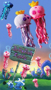 Blue Jellyfish from Spongebob