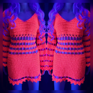 felicity shagwell crochet dress outfit Beautiful Handmade Felicity Shagwell costume This is a custom handmade Handmade Felicity Shagwell costume from